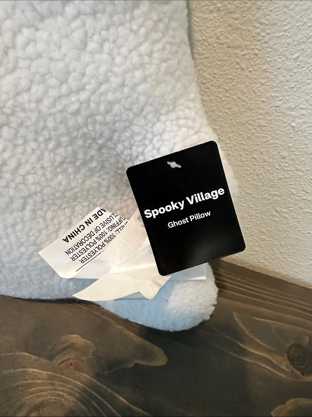 White Ghost Plush Pillow